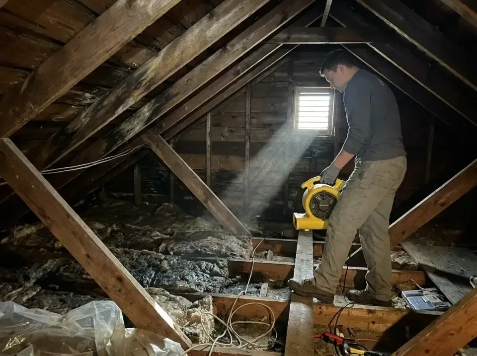 attic-water-damage-drying-proc-007 — frequently asked questions, Emergency Water Extraction & 24/7 Flood Response in Cottlev…